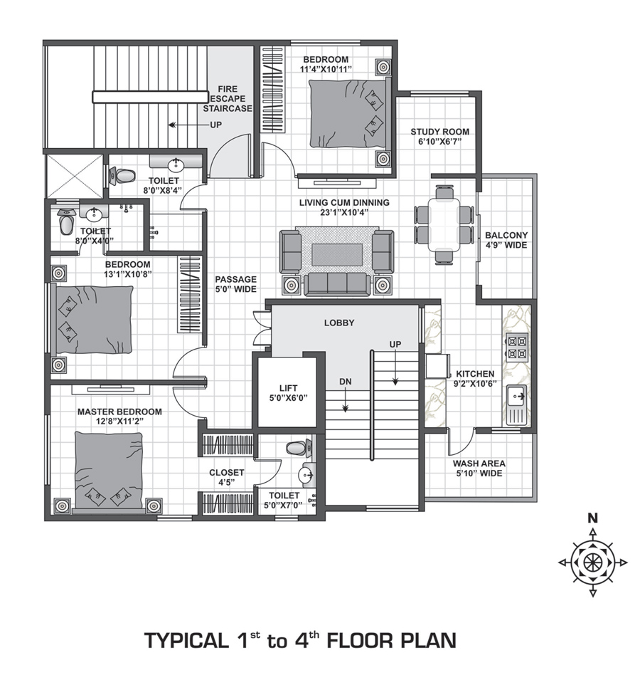  Florence  Floor Plan 