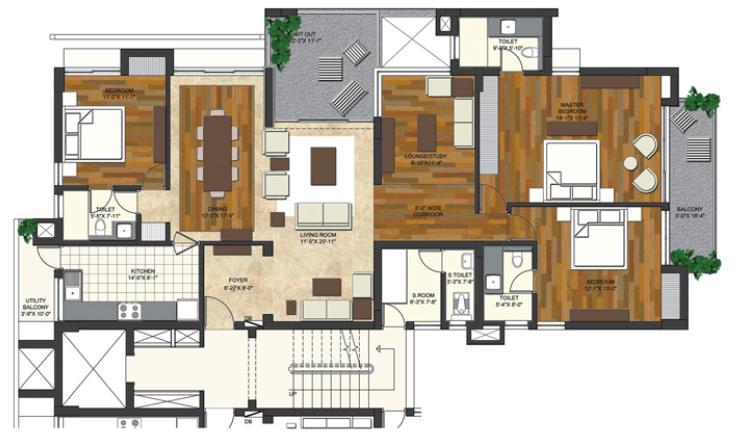  Arborea  Floor Plan 