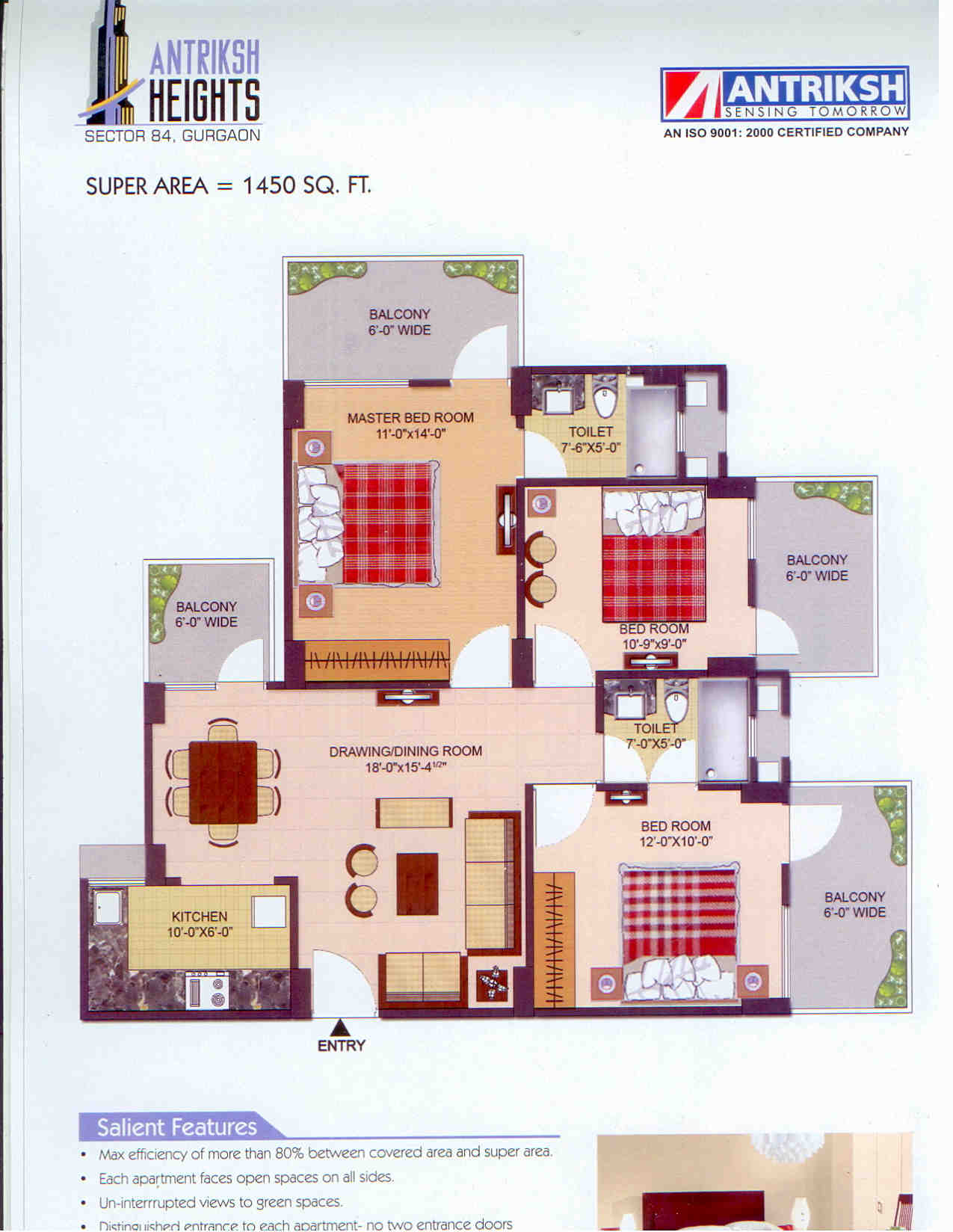 Antriksh Heights  Floor Plan  Antriksh Heights  Floor Plan