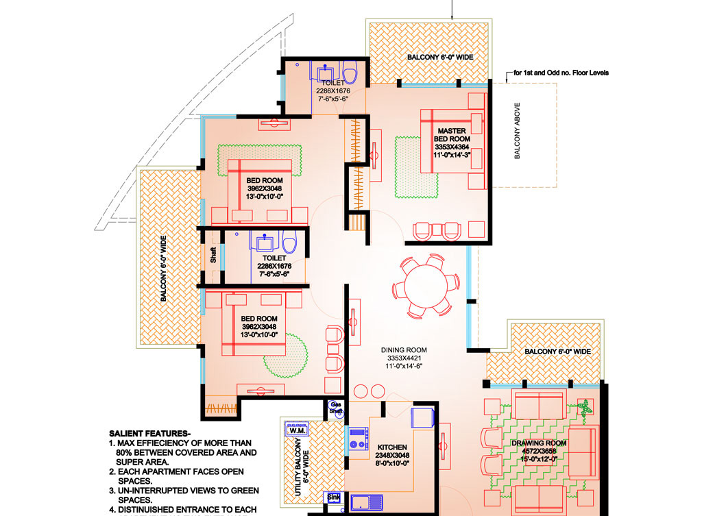 Antriksh Heights  Floor Plan  Antriksh Heights  Floor Plan