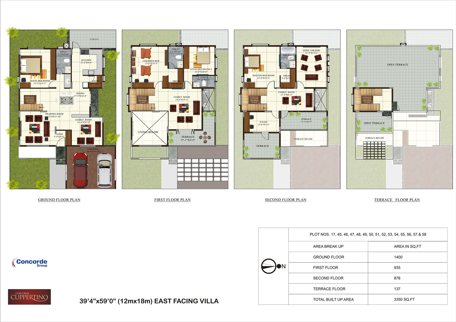 Concorde Cuppertino  Floor Plan 