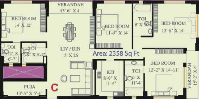  City  Floor Plan 