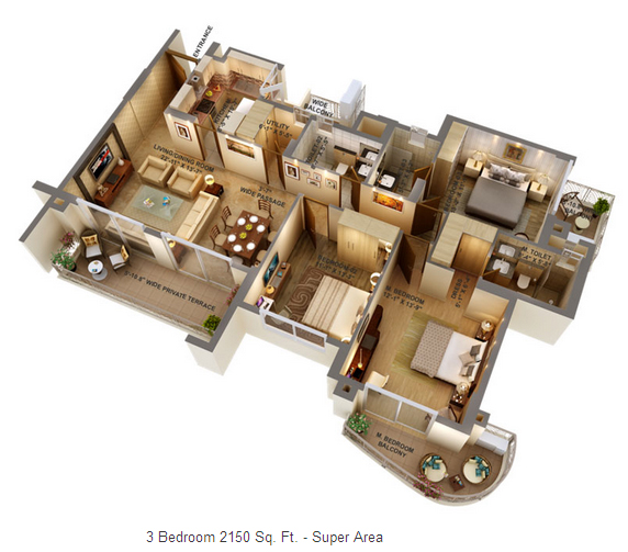 Aipl The Peaceful Homes  Floor Plan  Aipl The Peaceful Homes  Floor Plan