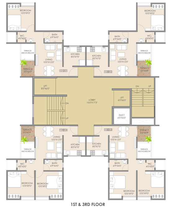 Gada Anutham  Floor Plan 