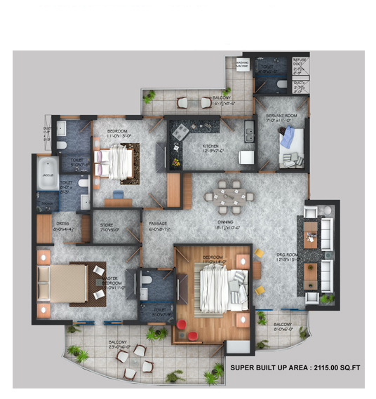 Malwa Escon Arena  Floor Plan 