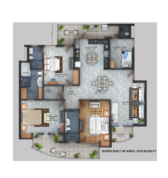 Malwa Escon Arena  Floor Plan 