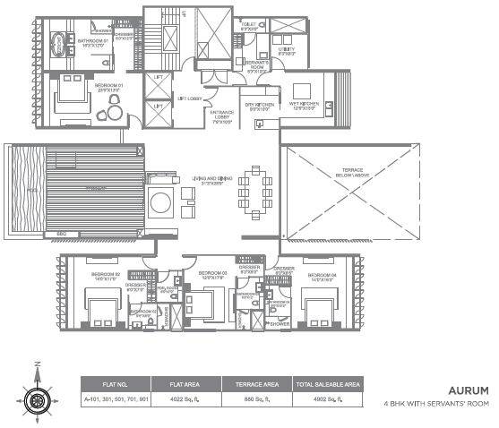 Marvel Aurum  Floor Plan 
