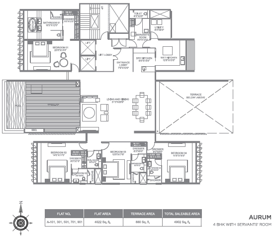 Marvel Aurum  Floor Plan 