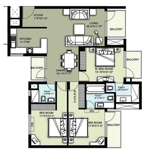 Raheja Atharva  Floor Plan  Raheja Atharva  Floor Plan