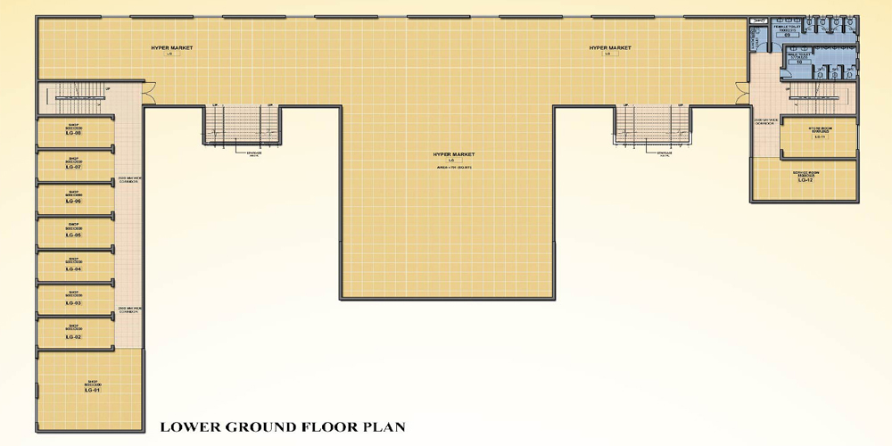 Supertech Mart Basera  Floor Plan 