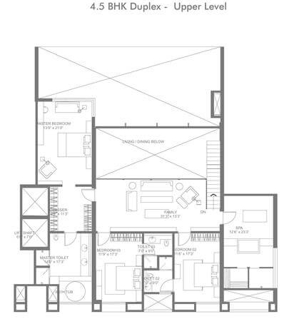 Marvel Ganga Sangria  Floor Plan 