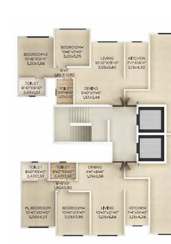 Kolte Patil Jai Vijay  Floor Plan 
