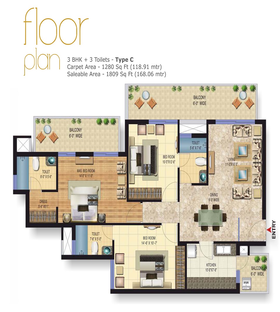  The Presidio  Floor Plan 