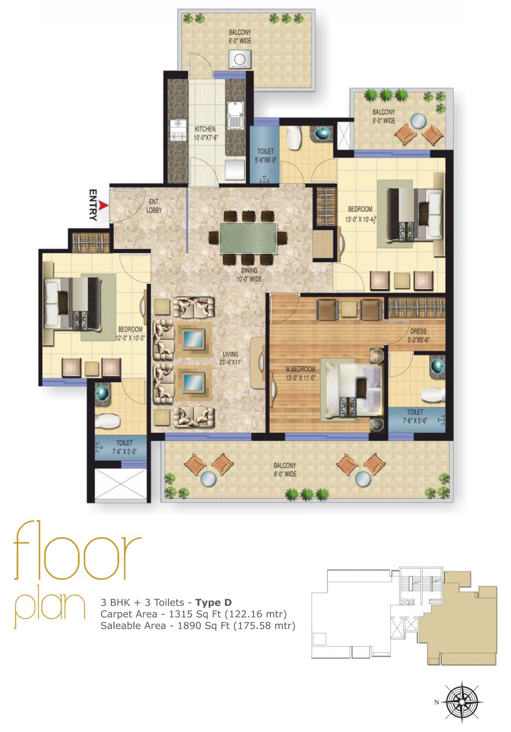  The Presidio  Floor Plan 