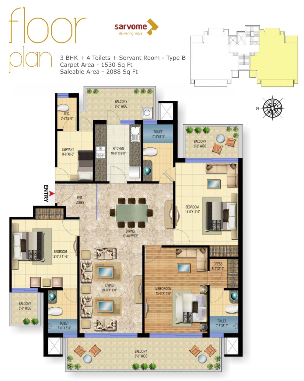  The Presidio  Floor Plan 