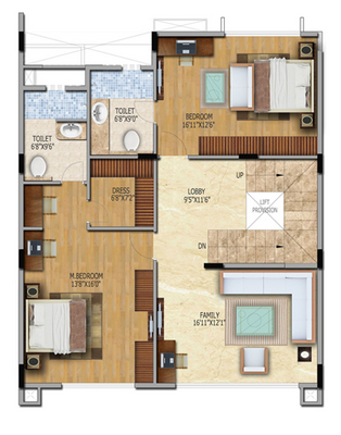 Salarpuria Sattva Northland  Floor Plan 