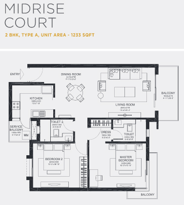 Ireo Rise  Floor Plan 