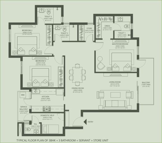 Ireo Rise  Floor Plan 
