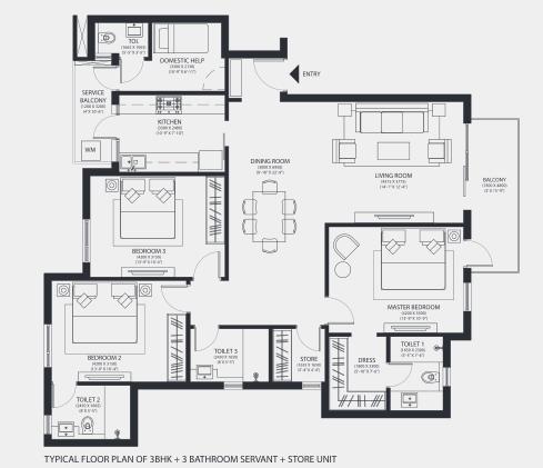 Ireo Rise  Floor Plan 