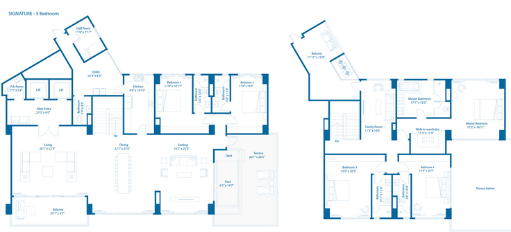 Embassy Lake Terraces  Floor Plan 