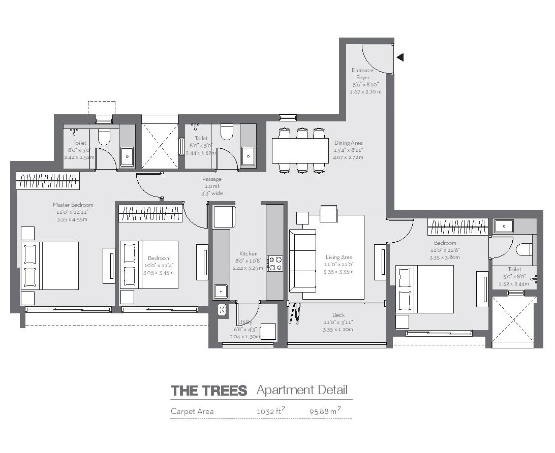 Godrej The Trees Phase 2  Floor Plan  Godrej The Trees Phase 2  Floor Plan