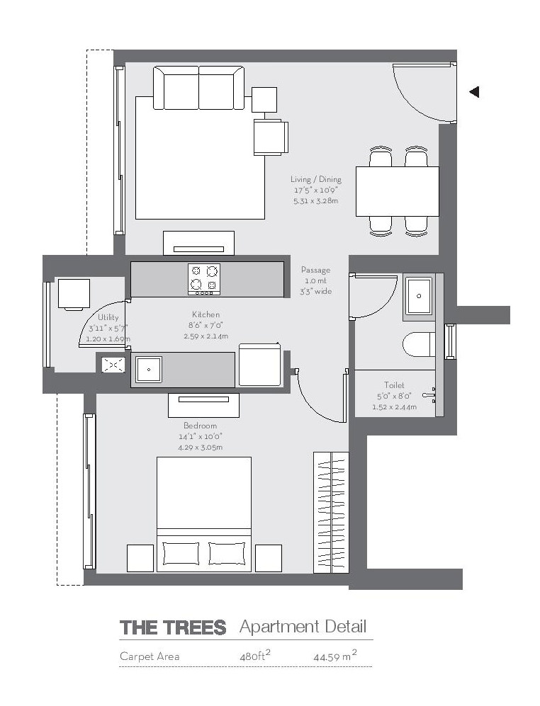 Godrej The Trees Phase 2  Floor Plan  Godrej The Trees Phase 2  Floor Plan
