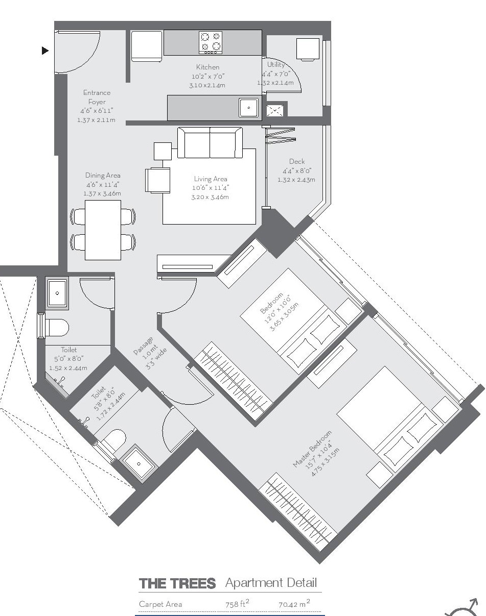 Godrej The Trees Phase 2  Floor Plan  Godrej The Trees Phase 2  Floor Plan
