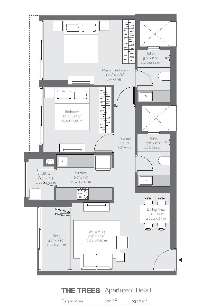 Godrej The Trees Phase 2  Floor Plan  Godrej The Trees Phase 2  Floor Plan