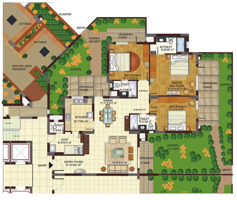 Bptp Freedom Park Life  Floor Plan 