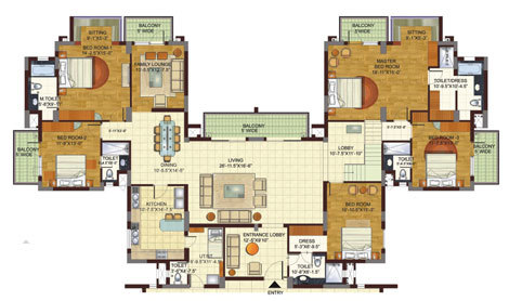 Bptp Freedom Park Life  Floor Plan 
