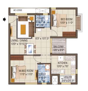 Galleria Residences  Floor Plan 