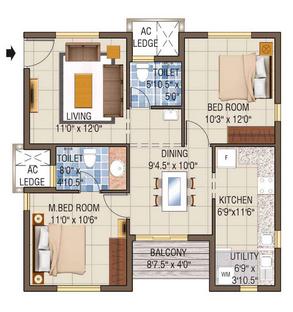 Galleria Residences  Floor Plan 