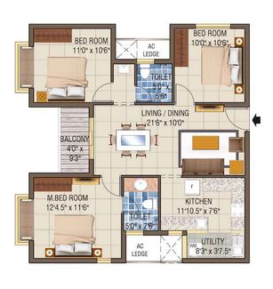 Galleria Residences  Floor Plan 
