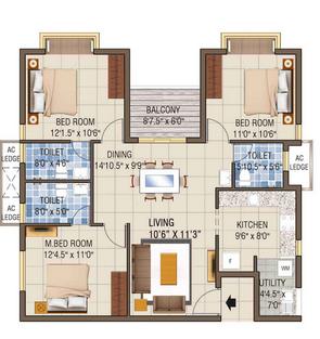 Galleria Residences  Floor Plan 
