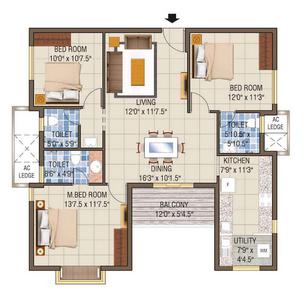 Galleria Residences  Floor Plan 