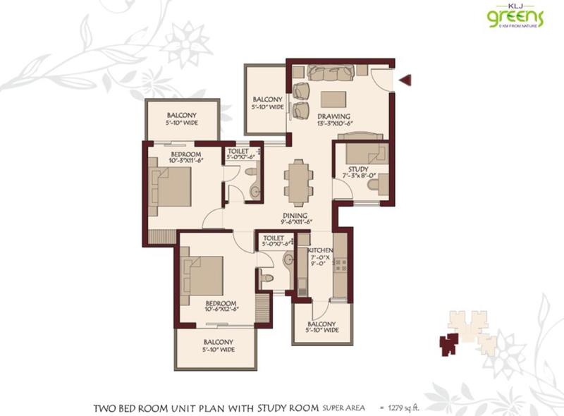Klj Greens  Floor Plan 
