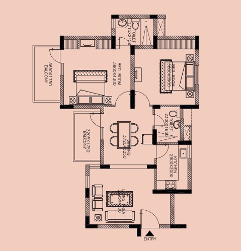 Orris Aster Court  Floor Plan 