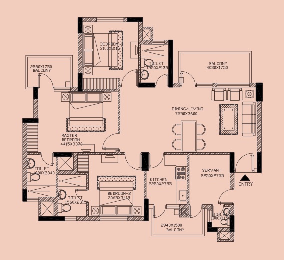 Orris Aster Court  Floor Plan 
