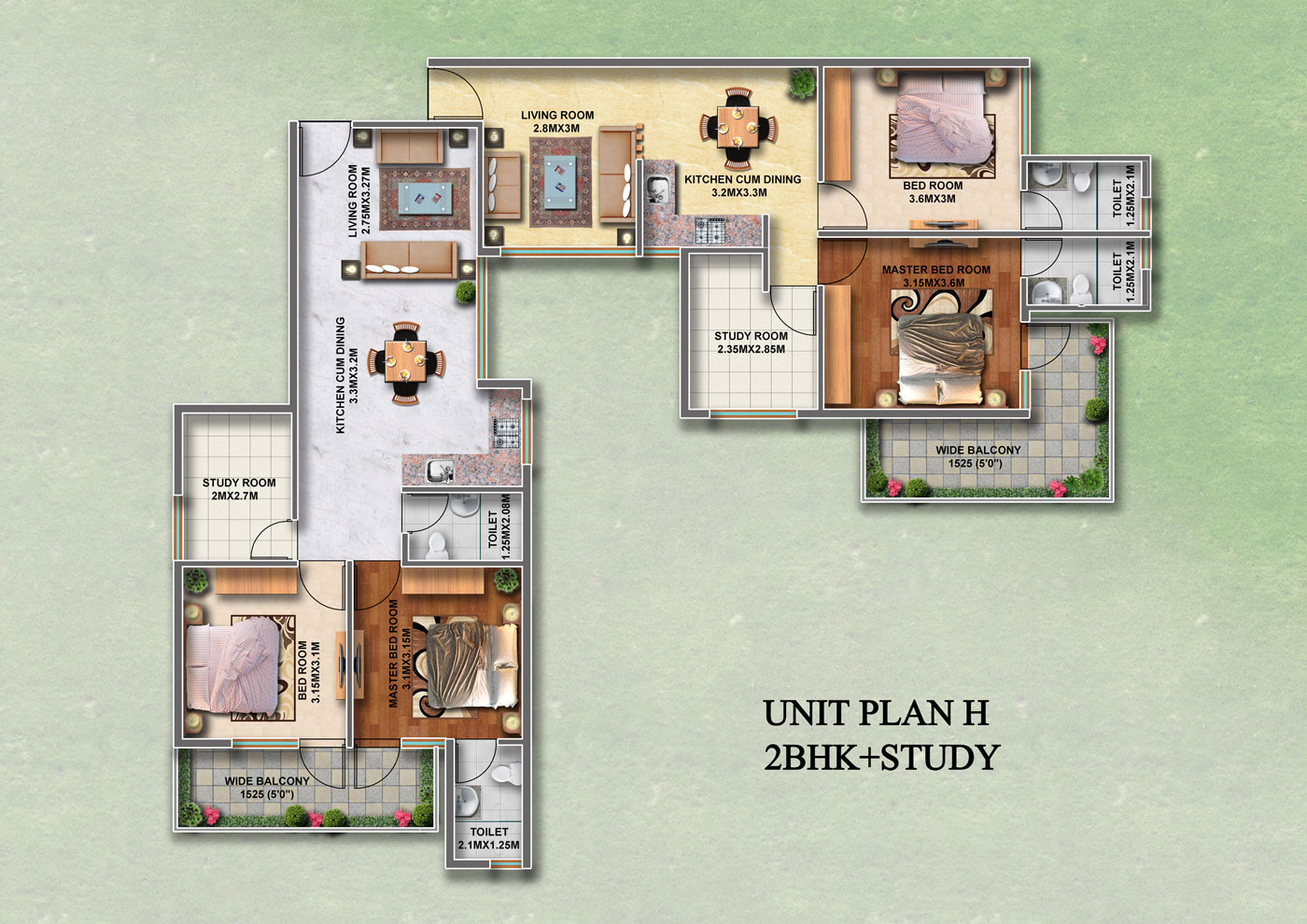 Ramsons Kshitij  Floor Plan 