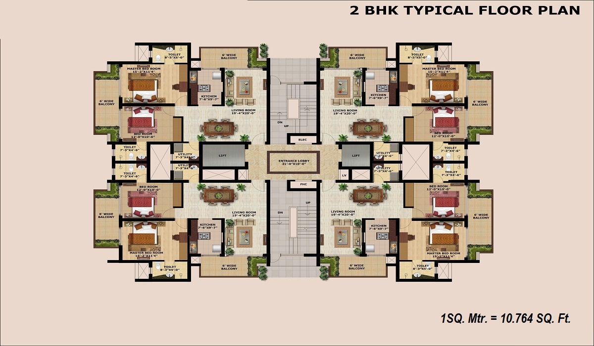 Pal & Garden  Floor Plan 