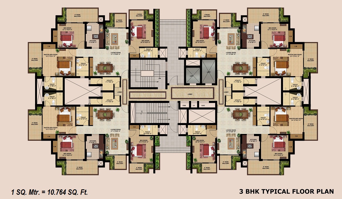 Pal & Garden  Floor Plan 