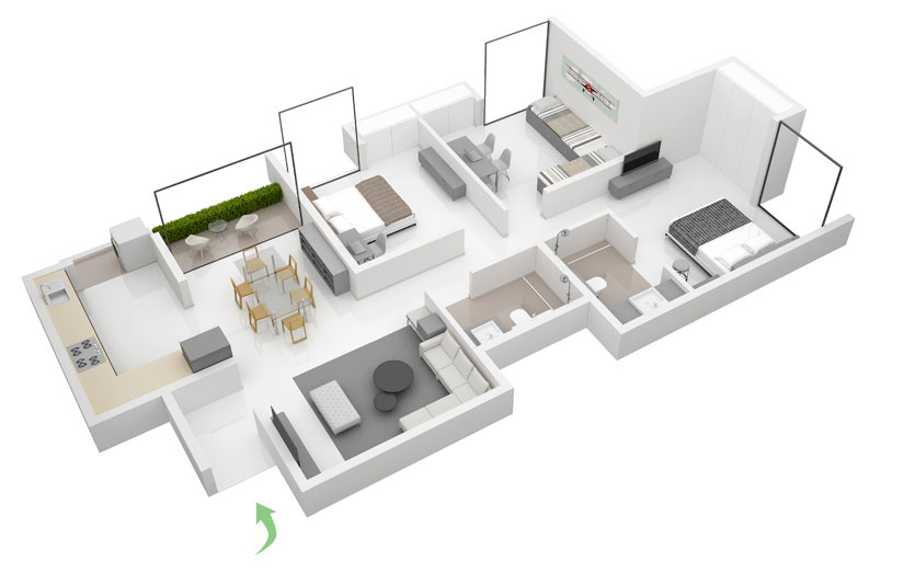 Assetz 63 Degree East  Floor Plan 