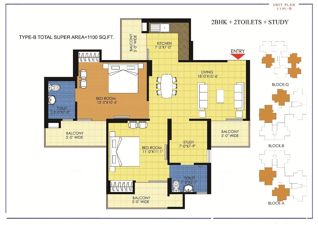 Trident Embassy  Floor Plan 
