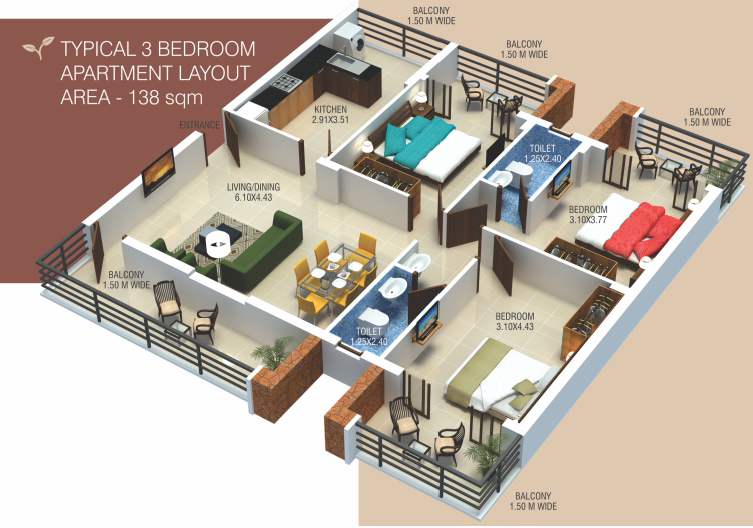 Orchard Avenue  Floor Plan 