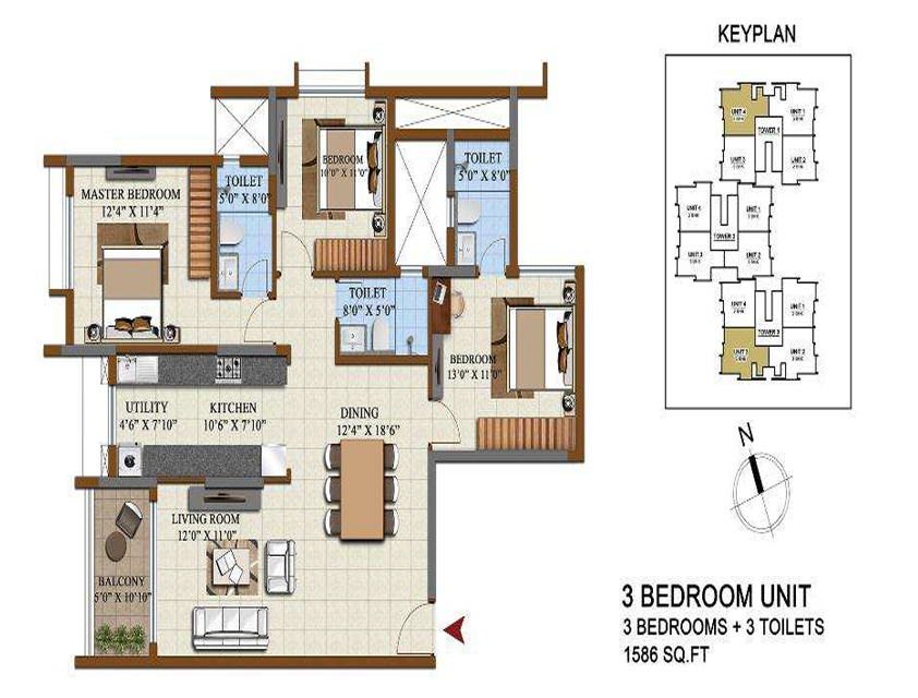 Salarpuria Sattva Opus  Floor Plan 