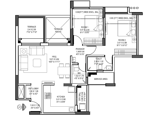Pride World City Kingsbury  Floor Plan 
