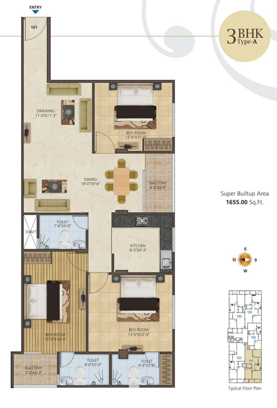 Royal Castle  Floor Plan 