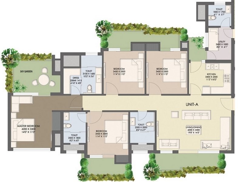 Agrante Beethoven 8  Floor Plan 