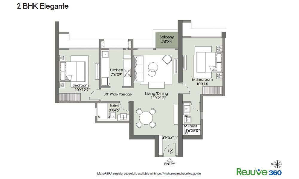 L&T Rejuve  Floor Plan 