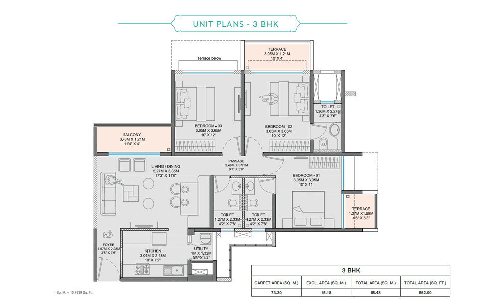 Godrej Rivergreens  Floor Plan  Godrej Rivergreens  Floor Plan